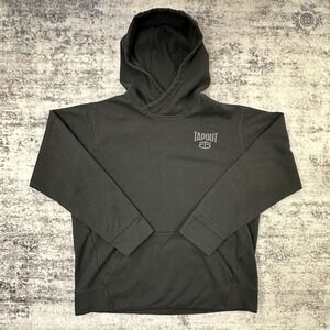 Tapout Mens Hoodie Black XL Pullover Sweatshirt